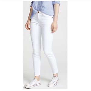 Current Elliot The Stiletto Jeans Sugar White